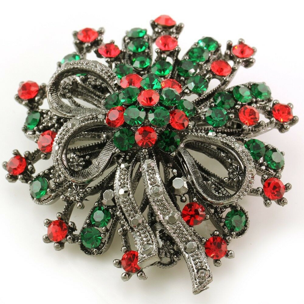 Christmas Brooches
 Vintage Christmas Pins