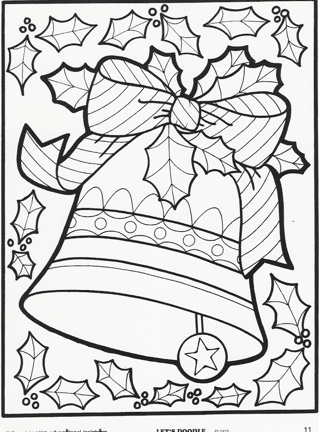 Christmas Coloring Pages For Adults Printable
 More Let’s Doodle Coloring Pages