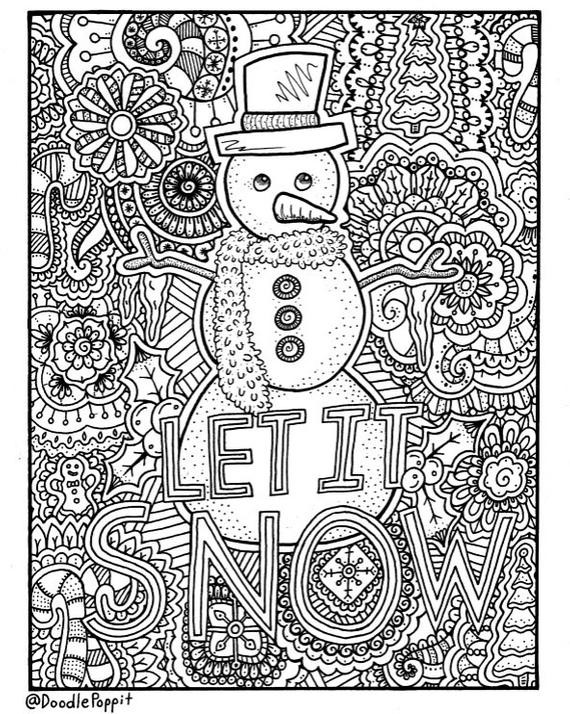 Christmas Coloring Pages For Adults Printable
 Christmas Coloring Page Coloring Book Pages Printable