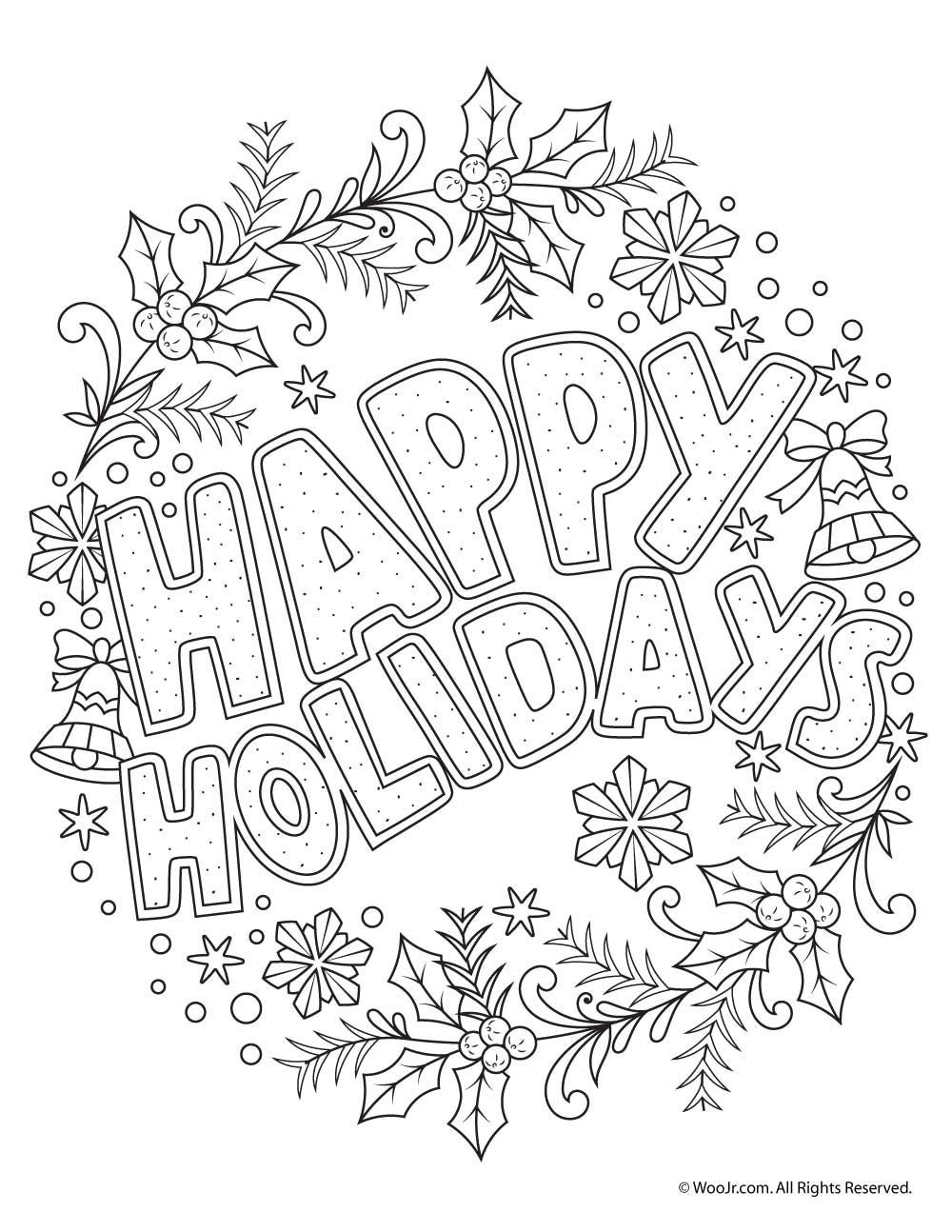 Christmas Coloring Pages For Adults Printable
 Beautiful Printable Christmas Adult Coloring Pages