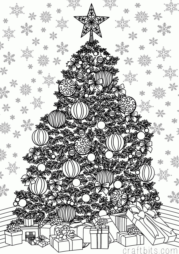 Christmas Coloring Pages For Adults Printable
 Christmas Coloring Pages For Adults To Print Free