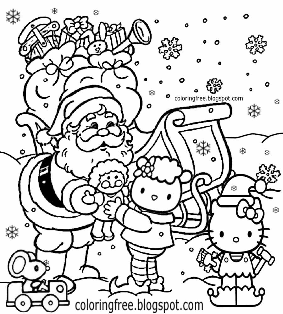 Christmas Coloring Pages For Girls
 Free Coloring Pages Printable To Color Kids