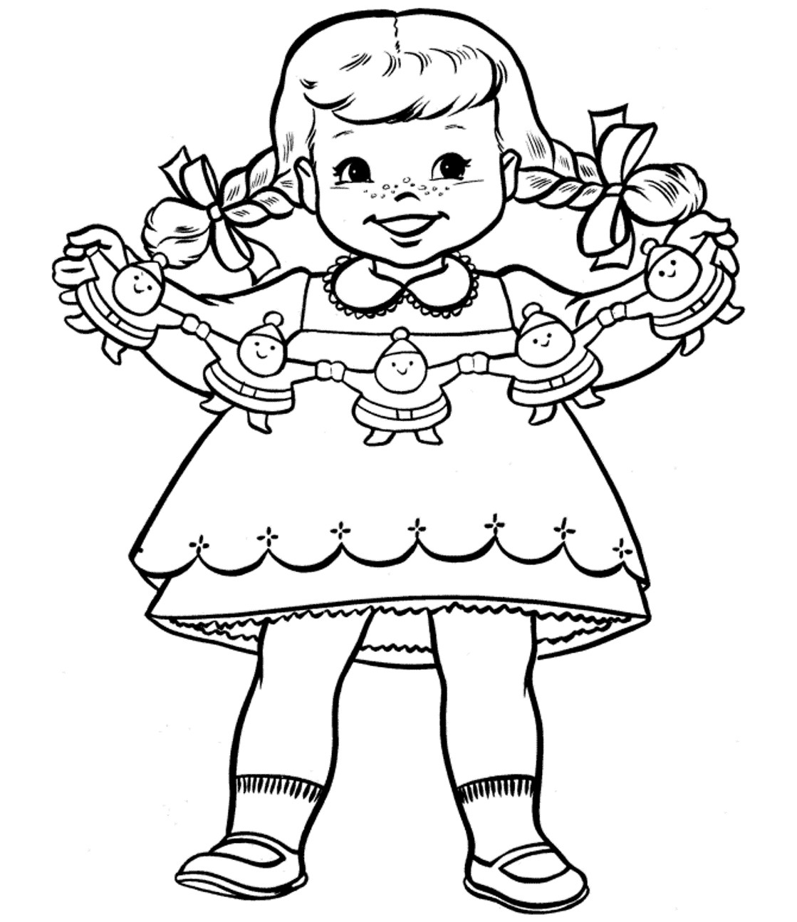 Christmas Coloring Pages For Girls
 Christmas Coloring Pages For Girls Coloring Home
