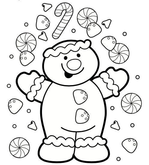 Christmas Coloring Pages Kids
 7 Free Christmas Coloring Pages Grandma Ideas