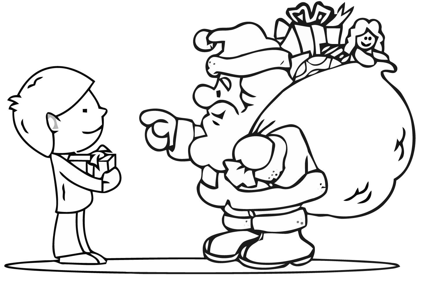 Christmas Coloring Pages Kids
 Free Christmas Colouring Pages For Children