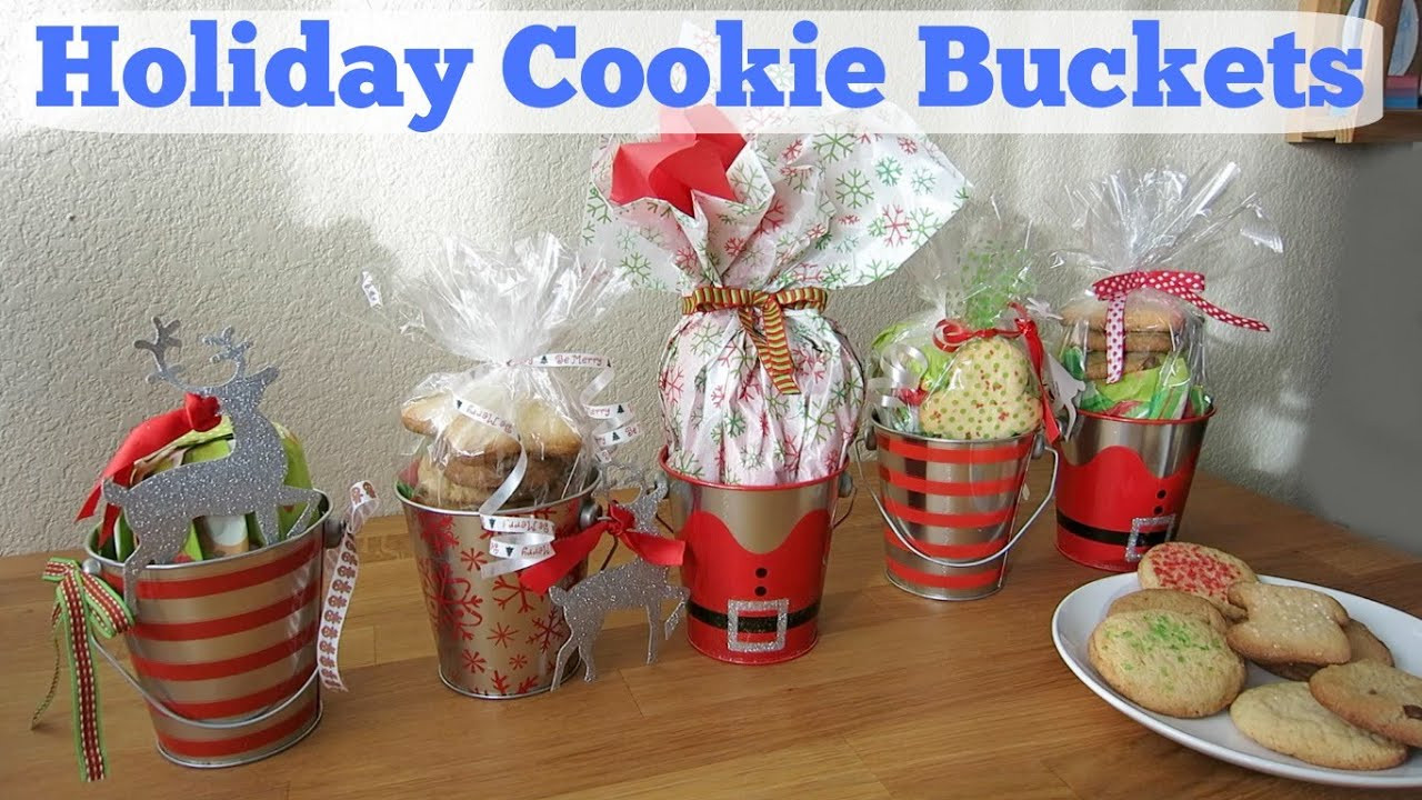 Christmas Cookie Gift Ideas
 DIY Holiday Cookie Buckets