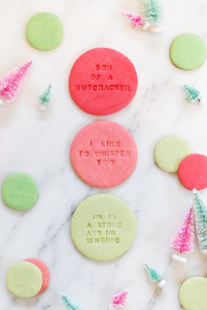 Christmas Cookie Quote
 DIY Elf Christmas Cookies Lovely Indeed