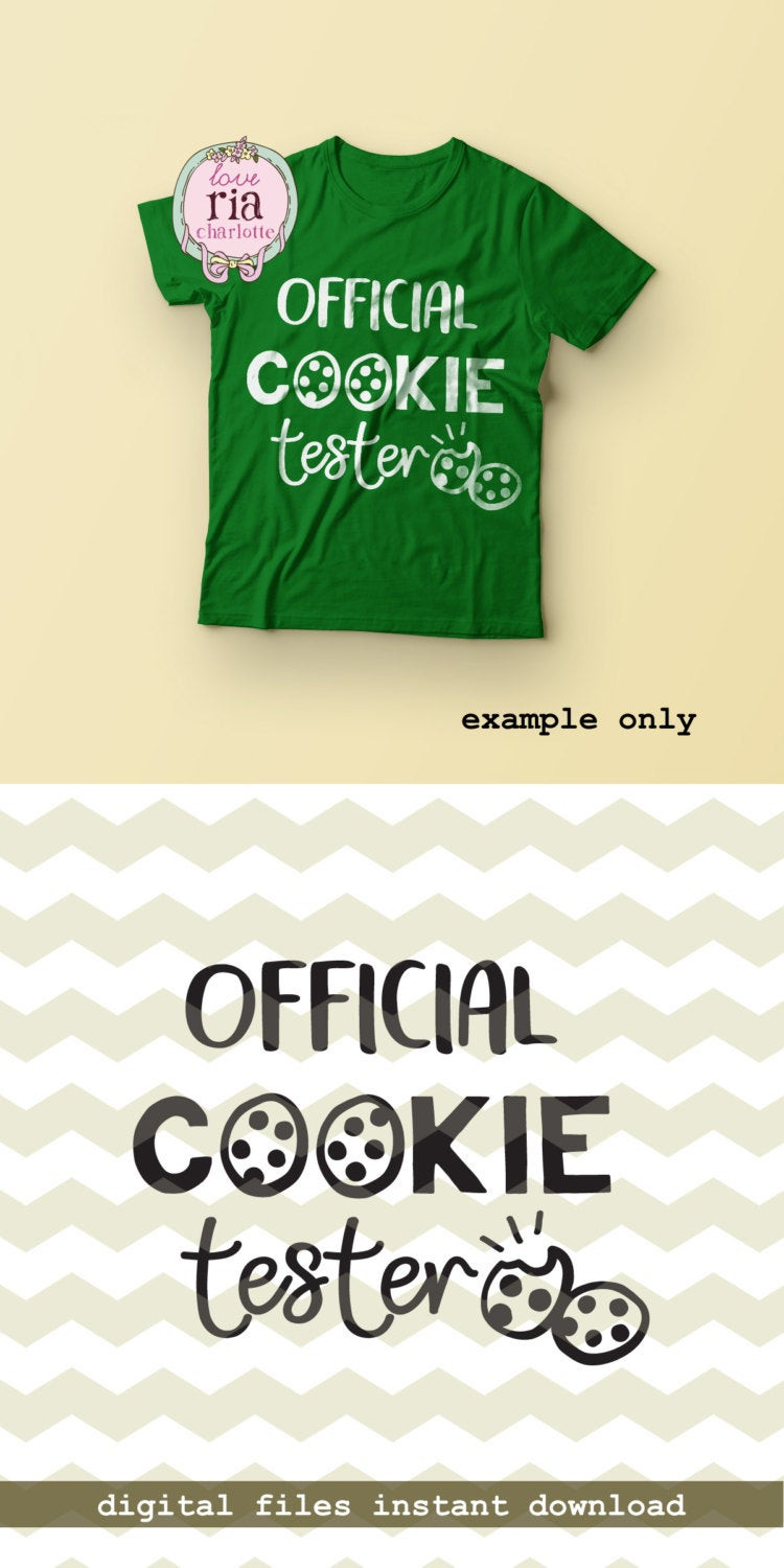 Christmas Cookie Quote
 ficial cookie tester Xmas Christmas cookies cute funny fun