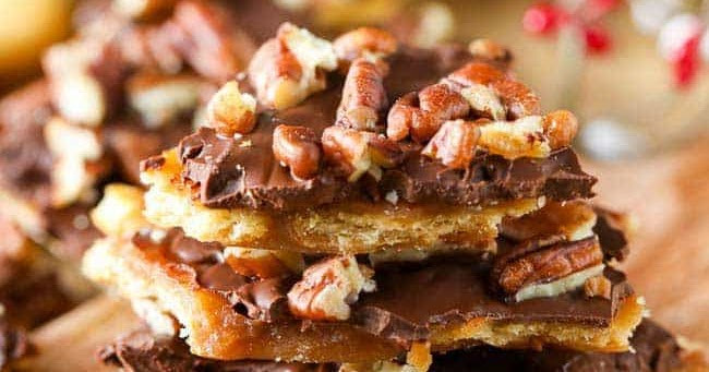 Christmas Crack Recipe With Ritz Crackers
 Pecan Christmas Crack Ritz Cracker Toffee Nothing But Food