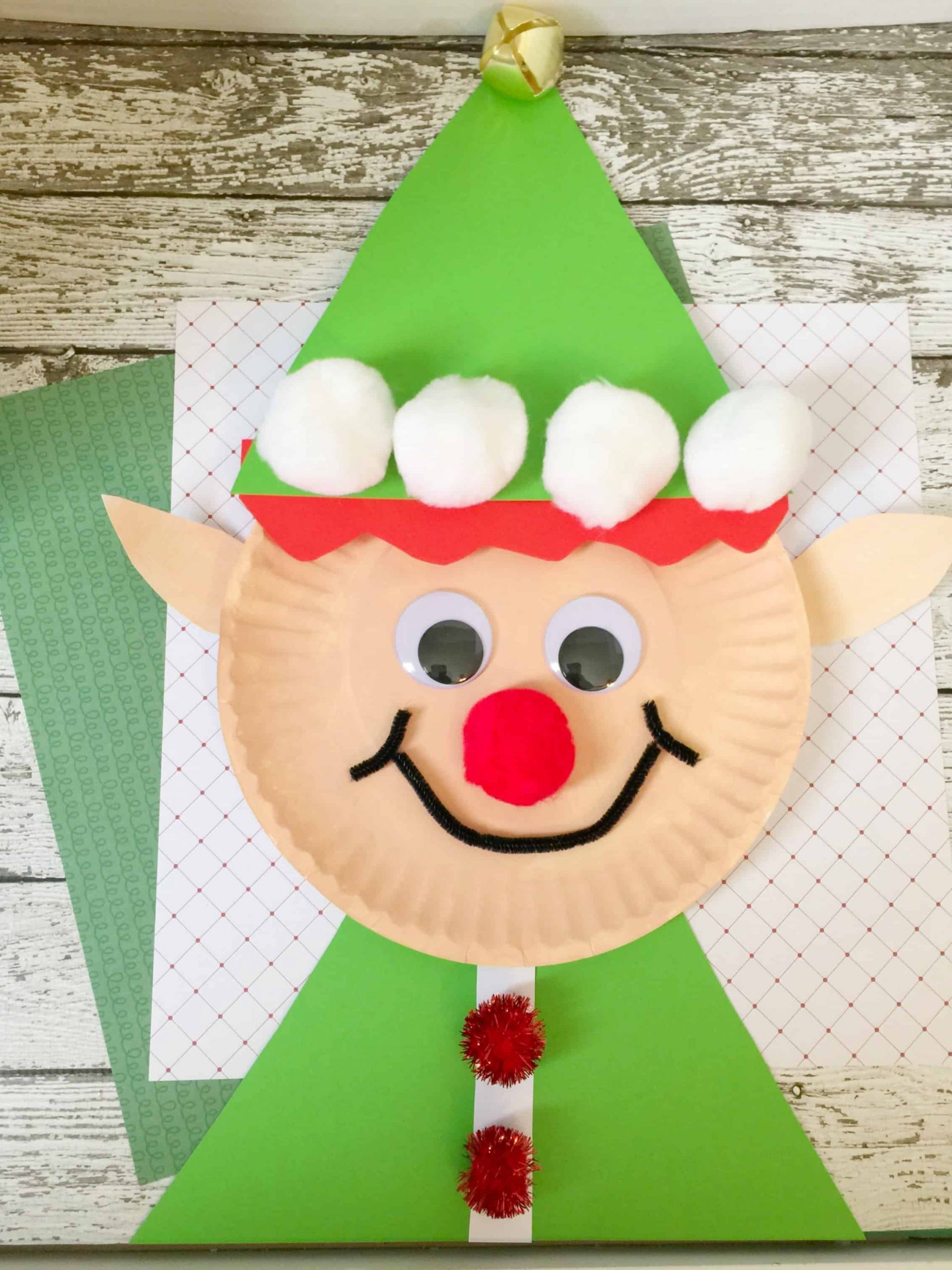 Christmas Craft For Toddlers Pinterest
 Christmas Elf Paper Plate Craft for Kids