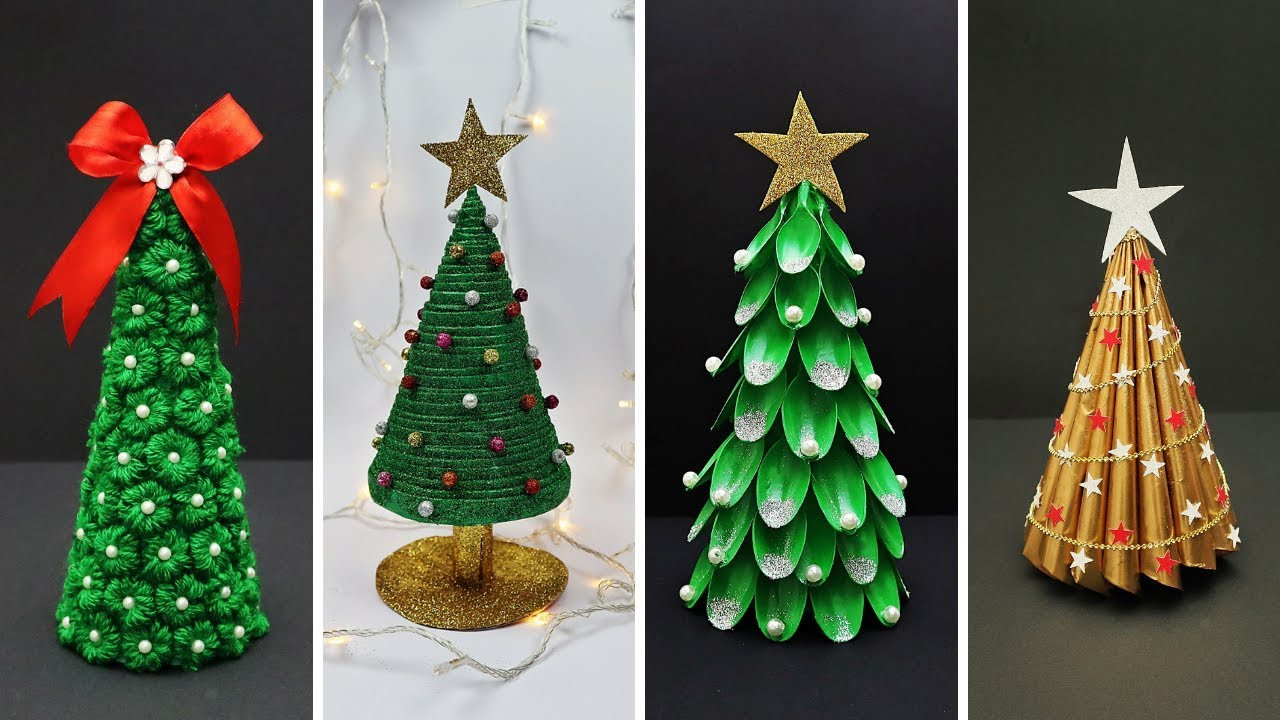 Christmas DIY Decorations
 4 Easy DIY Christmas Tree Ideas Best Out of Waste