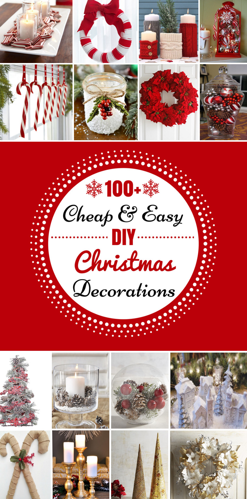 Christmas DIY Decorations
 100 Cheap & Easy DIY Christmas Decorations Prudent Penny