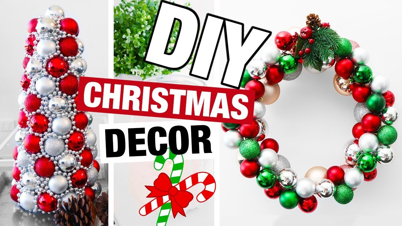 Christmas DIY Decorations
 DIY Christmas Decor 2017 Fun DIY Holiday Decorations