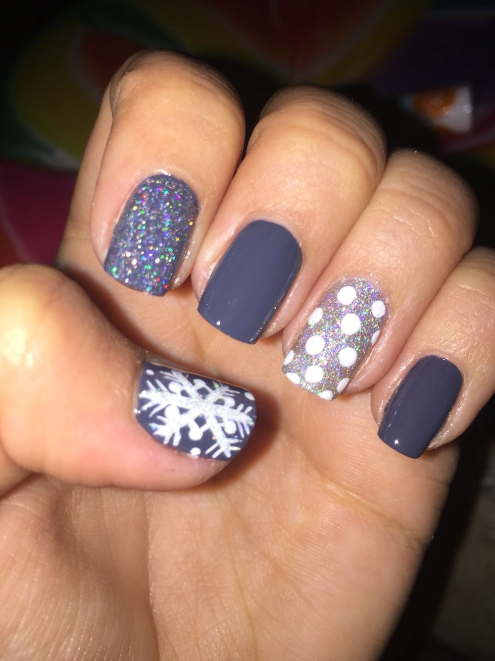 Christmas Gel Nail Ideas
 Pin by Kimberly Hannan on Nails hair and clothes in 2019