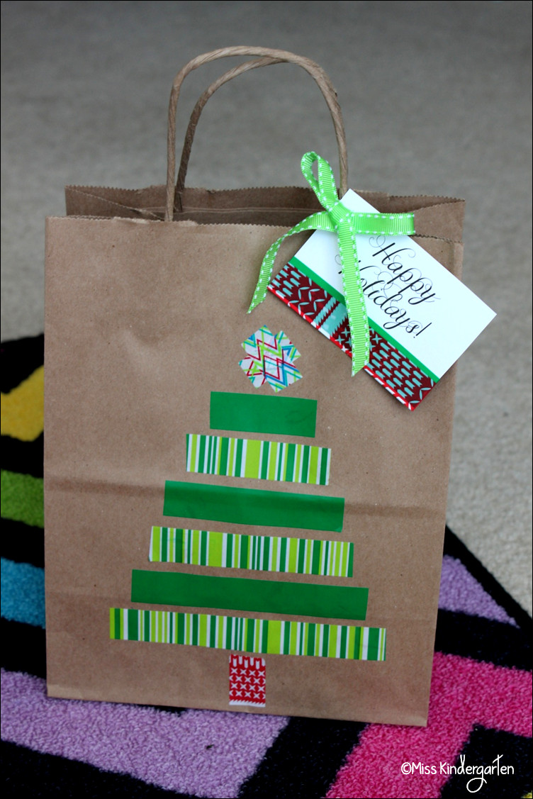 Christmas Gift Bags For Kids
 ScotchEXP holiday t bags and tags Miss Kindergarten