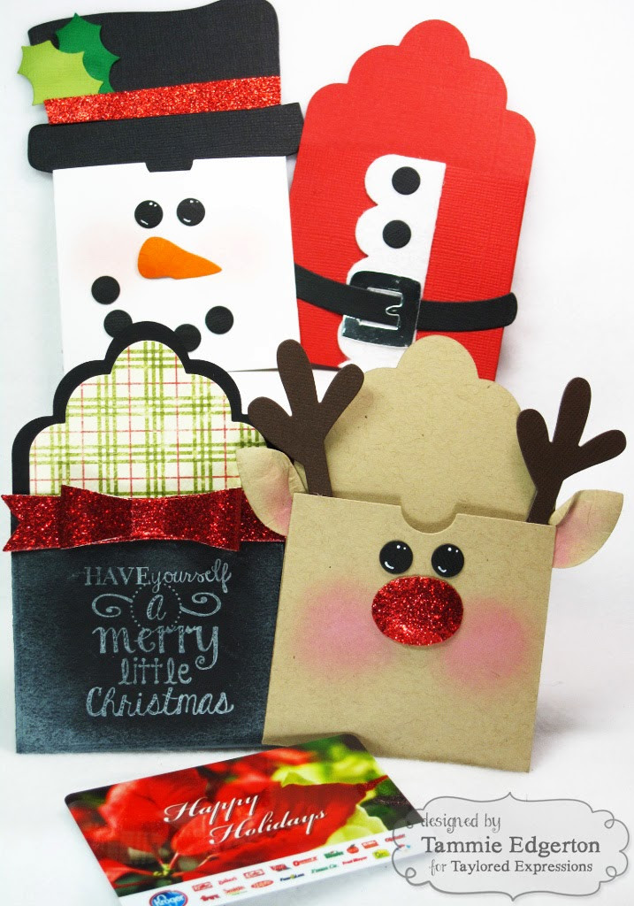 Christmas Gift Card Holder Ideas
 e Happy Stamper GIFT CARD HOLDERS