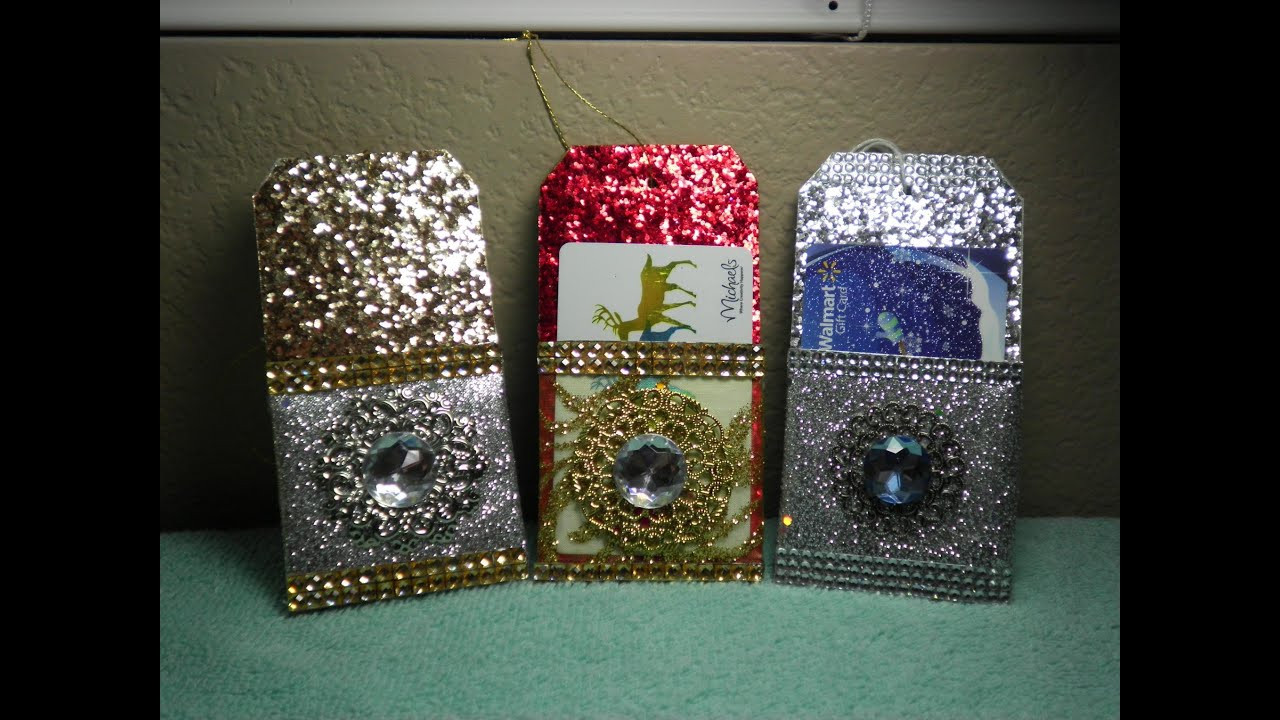 Christmas Gift Card Holder Ideas
 DIY Gorgeous Gift Card Holder Christmas Ornament SOOO