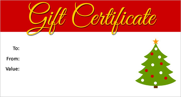Christmas Gift Certificate Ideas
 20 Christmas Gift Certificate Templates Word PDF PSD