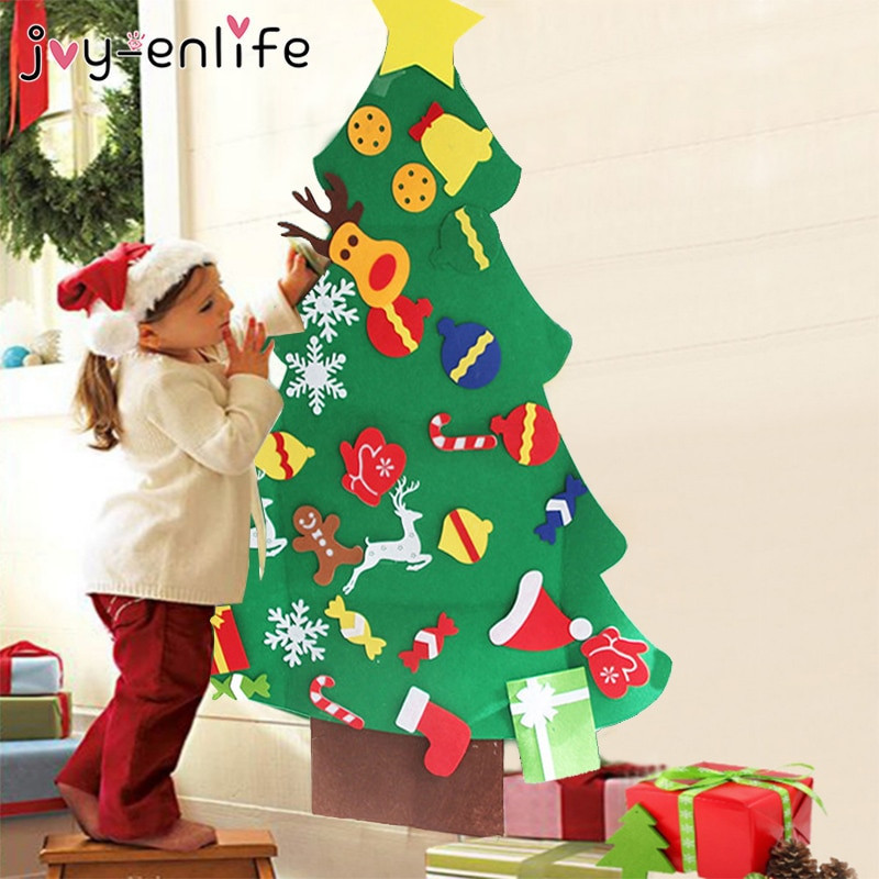 Christmas Gift For Kids 2020
 DIY Felt Christmas Tree Ornaments New Year 2020 Decoration