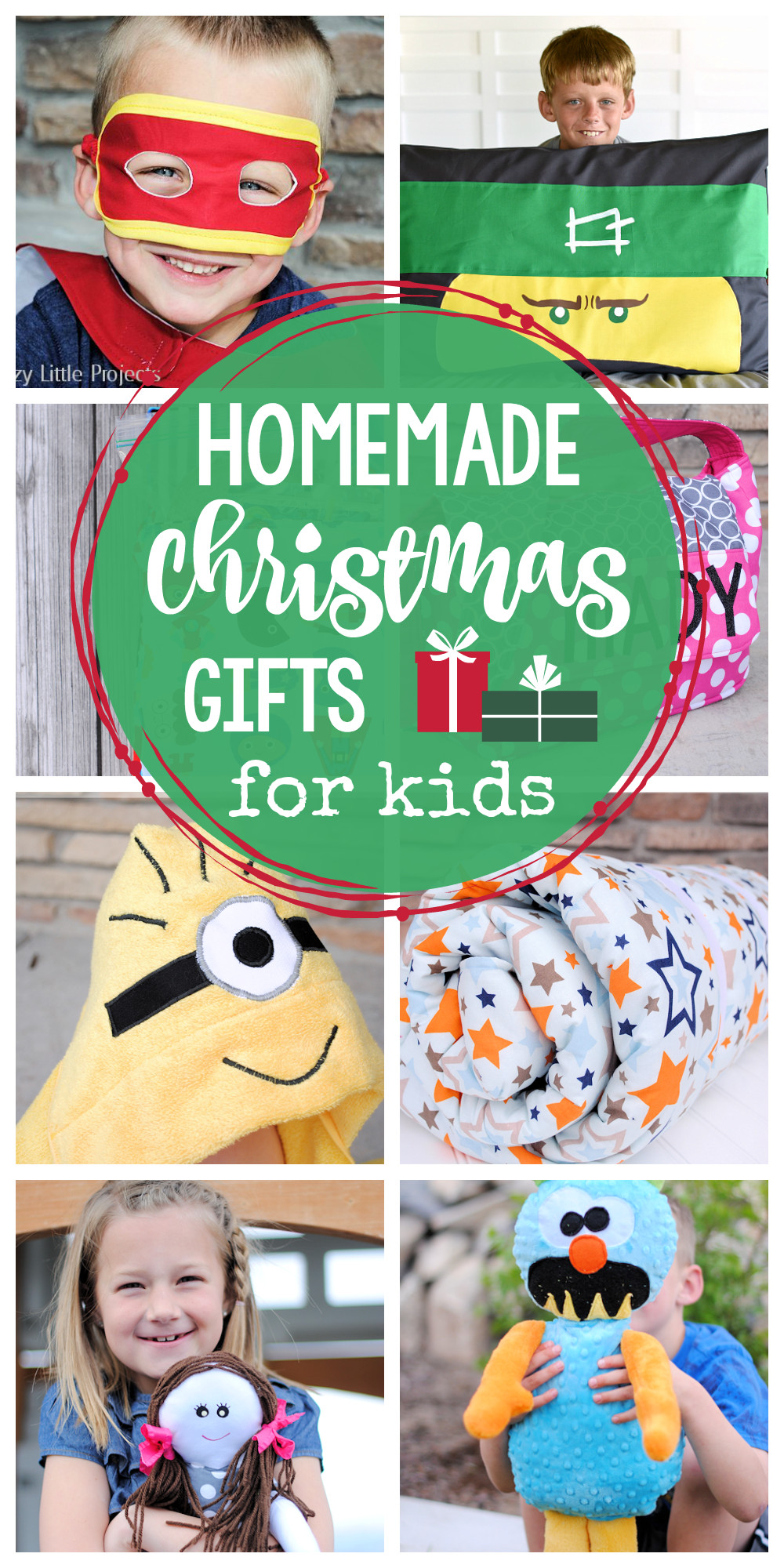 Christmas Gift Idea Kids
 25 Homemade Christmas Gifts for Kids Crazy Little Projects