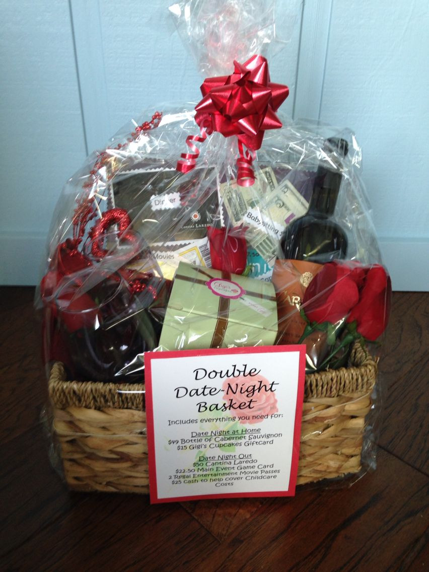 Christmas Gift Ideas For Babysitters
 Auction Double Date Night Basket first date night