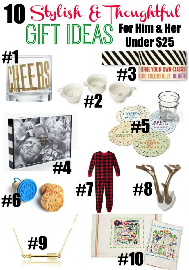 Christmas Gift Ideas For Him Under $25
 Holiday Gift Ideas