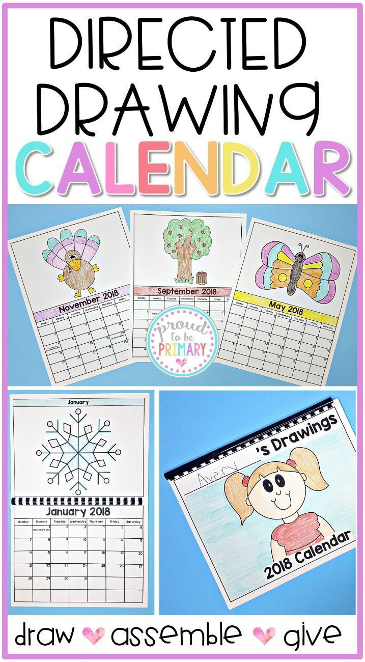 Christmas Gift Ideas For Parents 2020
 Directed Drawing Calendar Parent Gift [Includes 2018 2020