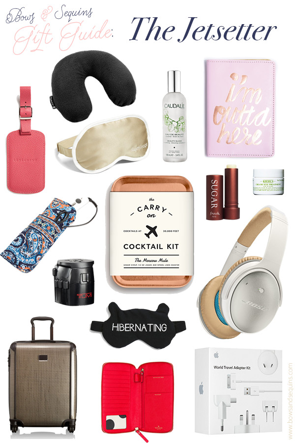 Christmas Gift Ideas For Travelers
 Gift Guide The Jetsetter — bows & sequins