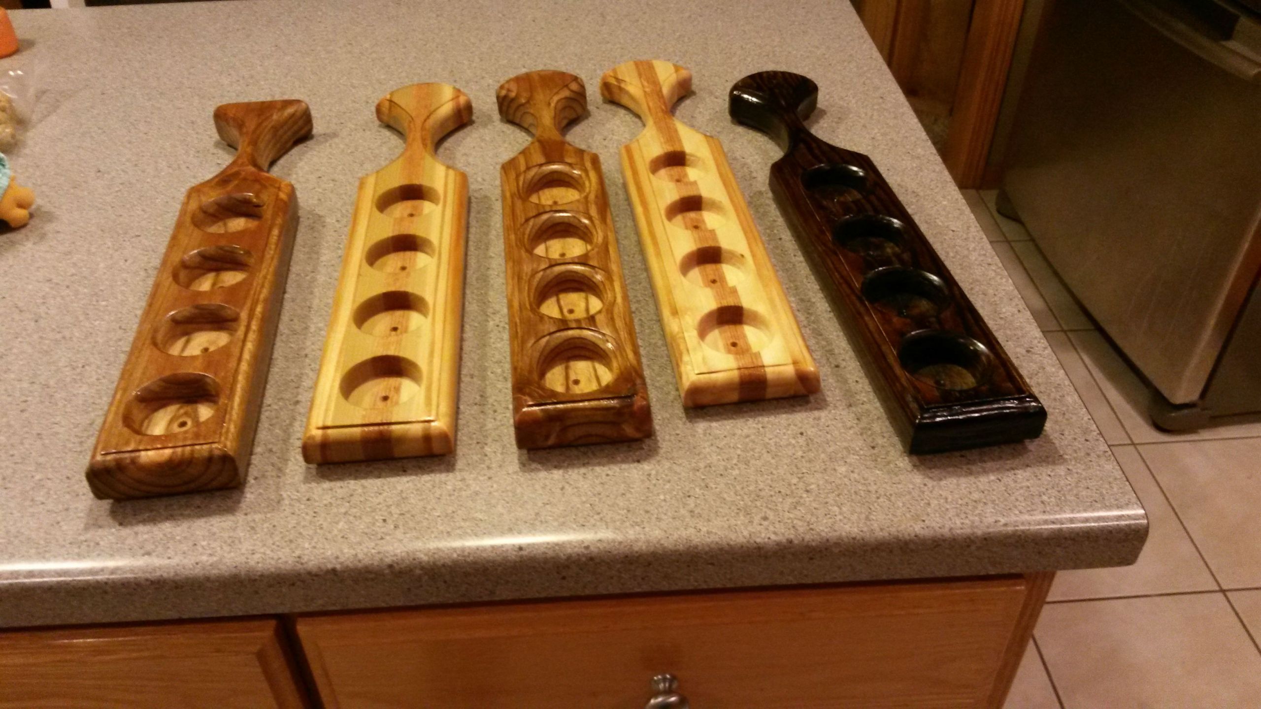 Christmas Gift Ideas For Woodworkers
 Made some beer flights for Christmas ts woodworking