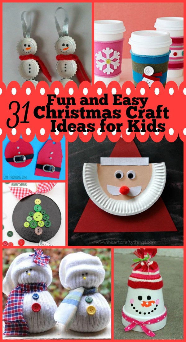 Christmas Gift Ideas From Kids
 31 Easy and Fun Christmas Craft Ideas for Kids Christmas