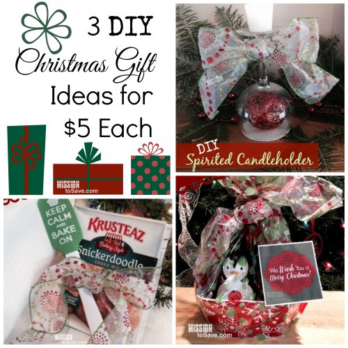 Christmas Gift Ideas Under $5
 $5 DIY Christmas Gift Ideas Mission to Save