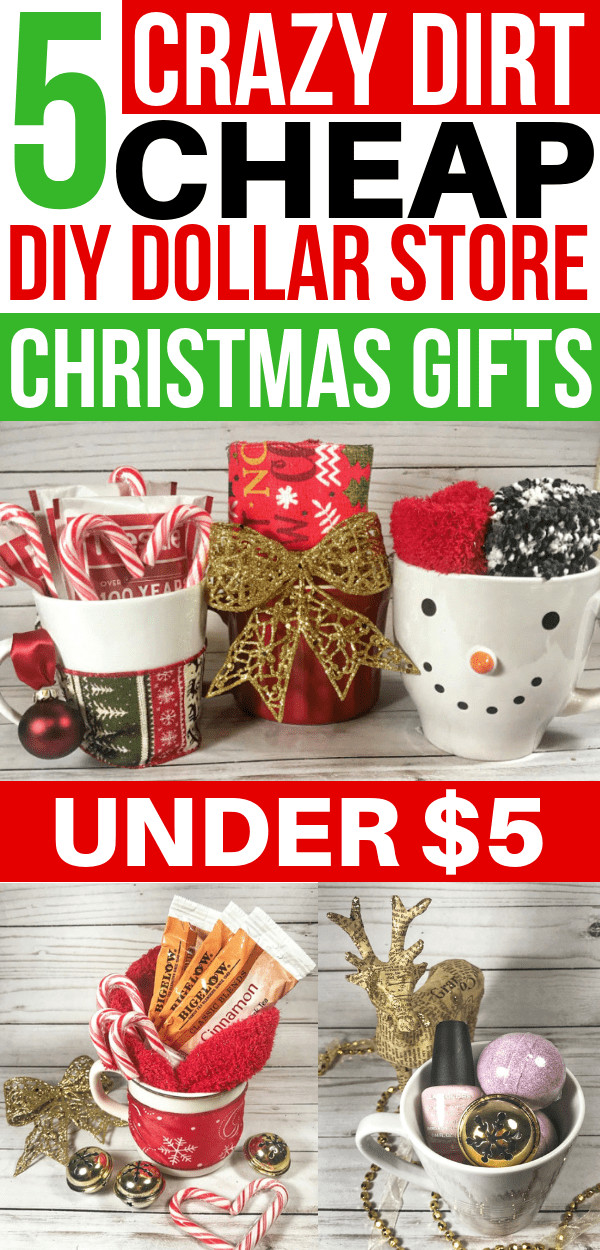 Christmas Gift Ideas Under $5
 5 Cheap DIY Christmas Gifts From The Dollar Store Under $5