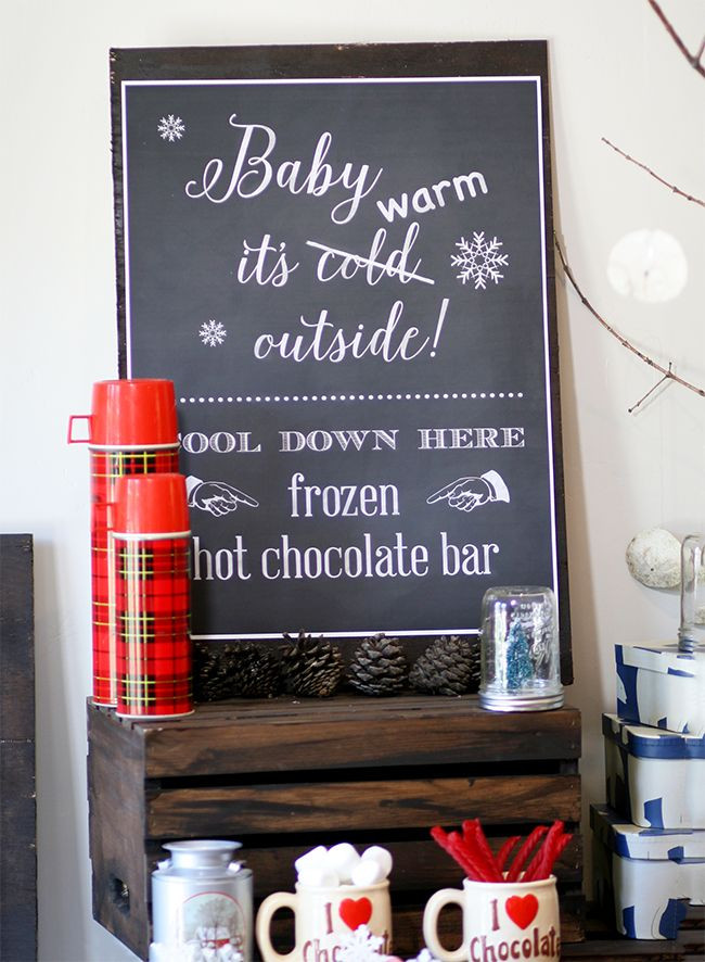 Christmas In July Party Ideas For Adults
 Frozen hot chocolate bar This is a great idea for a party