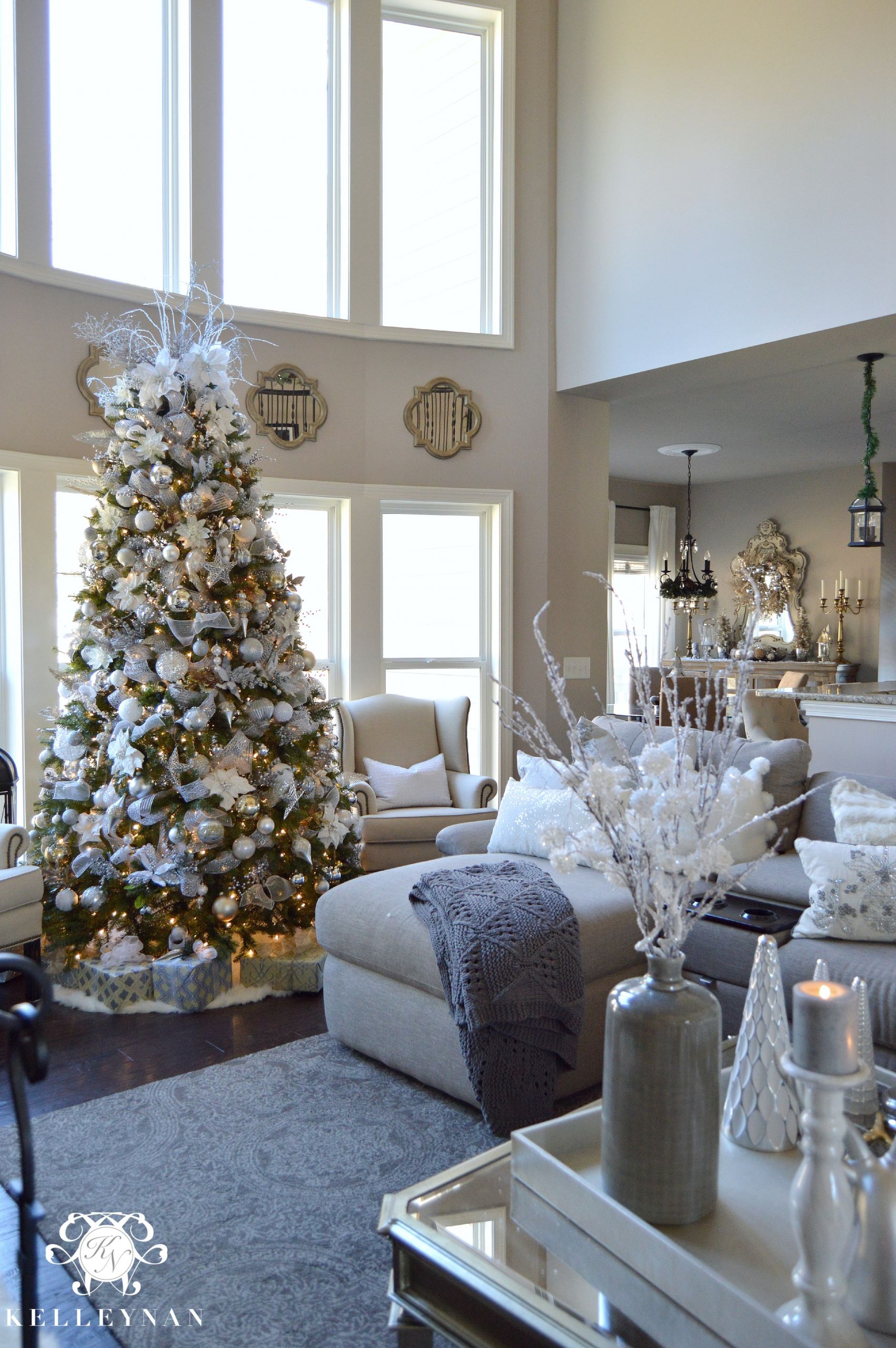 Christmas Living Room Ideas
 2015 Christmas Home Tour Kelley Nan