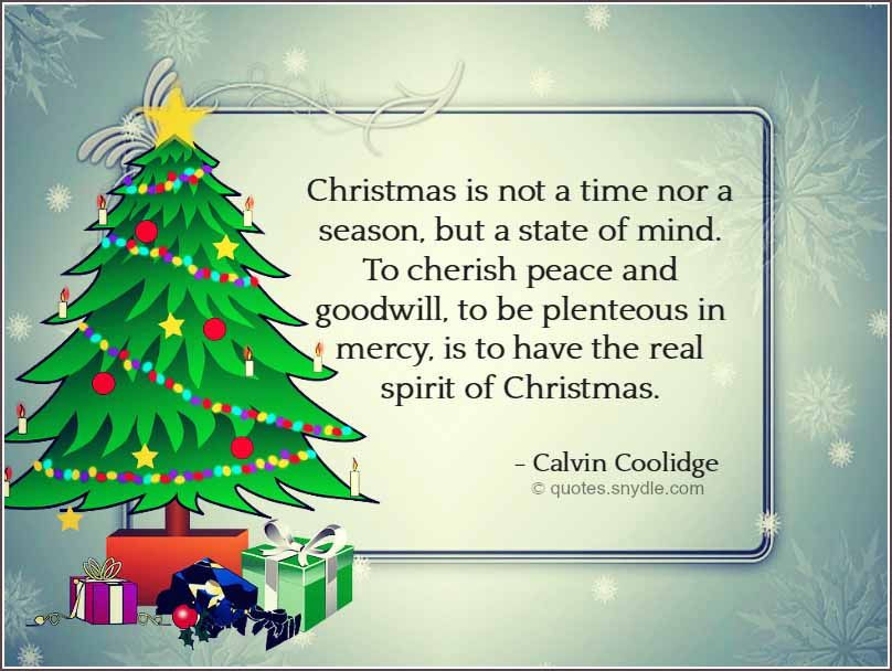 Christmas Motivation Quote
 Christmas Is Not A Time Nor A Season But A State Mind