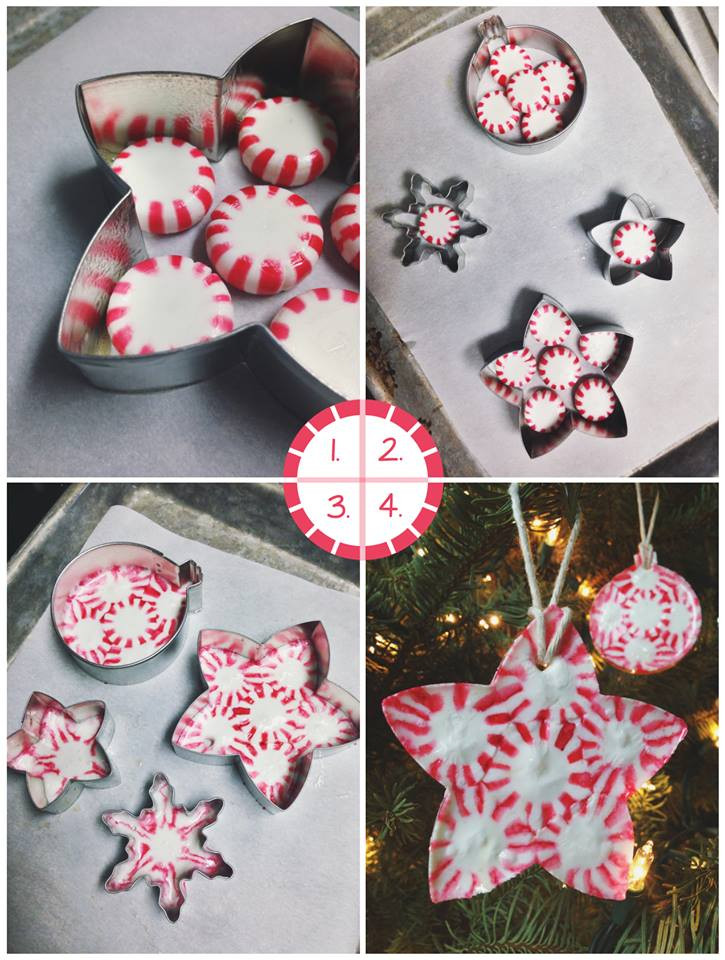 Christmas Ornament Craft Ideas
 First Pinterest Review Making Peppermint Candy Ornaments