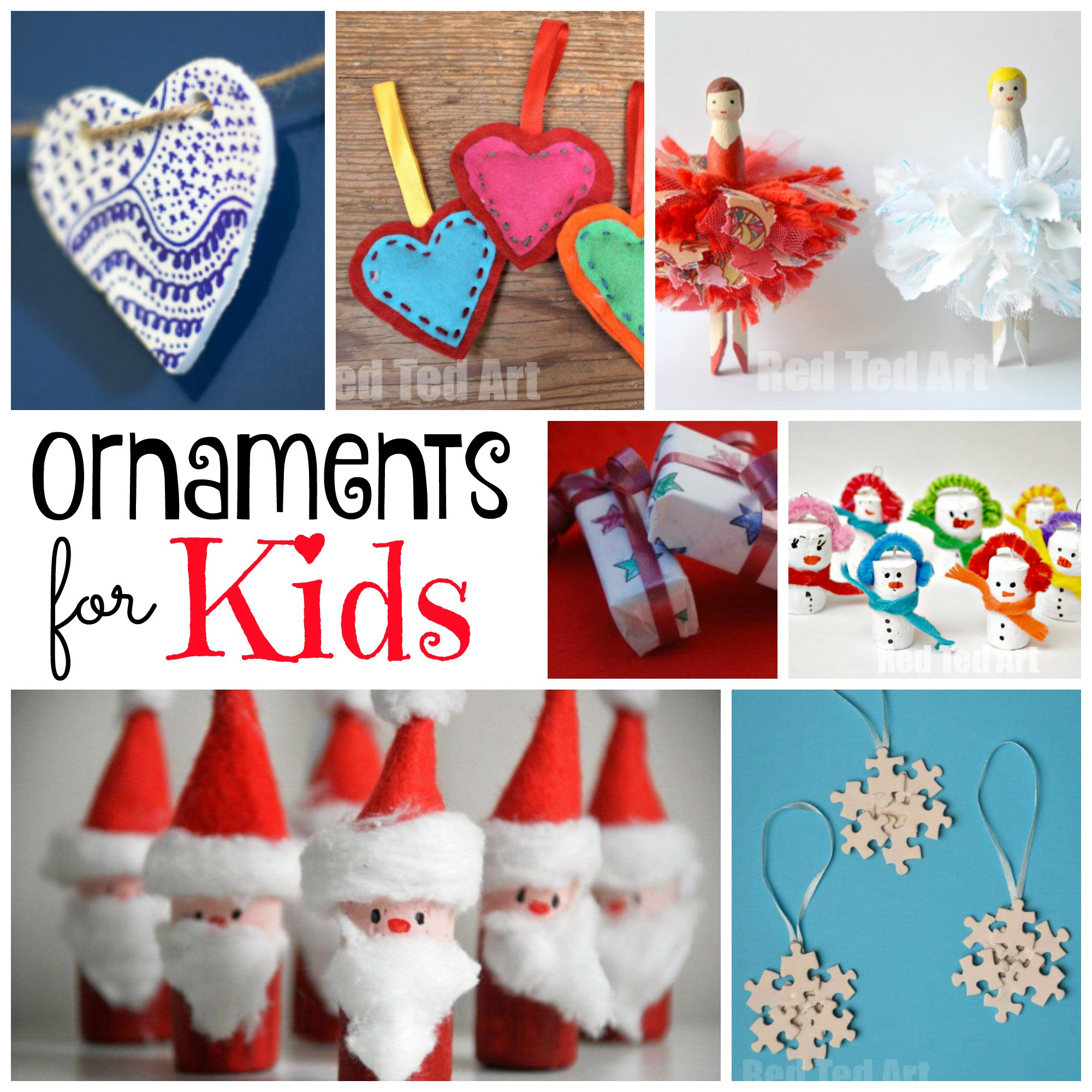 Christmas Ornaments Diy Kids
 DIY Christmas Ornaments Red Ted Art