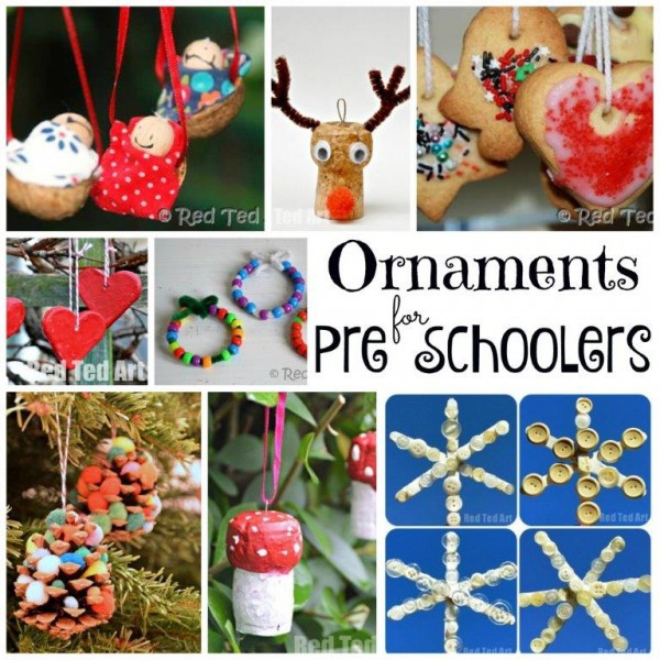 Christmas Ornaments Diy Kids
 DIY Christmas Ornaments Red Ted Art