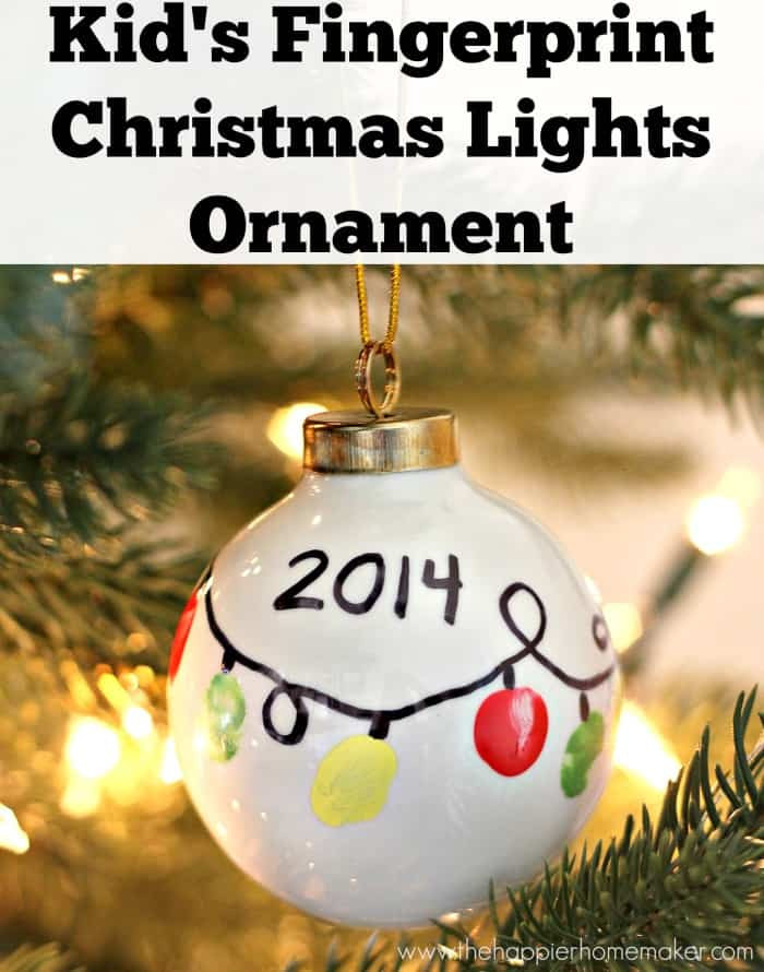 Christmas Ornaments Diy Kids
 DIY Kid s Fingerprint Ornament