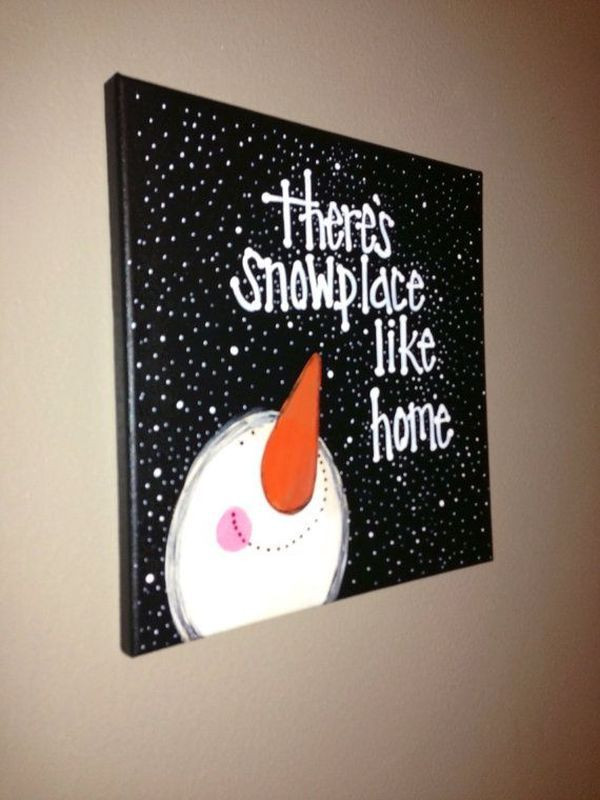 Christmas Painting Ideas For Kids
 15 Easy Canvas Painting Ideas for Christmas 2017