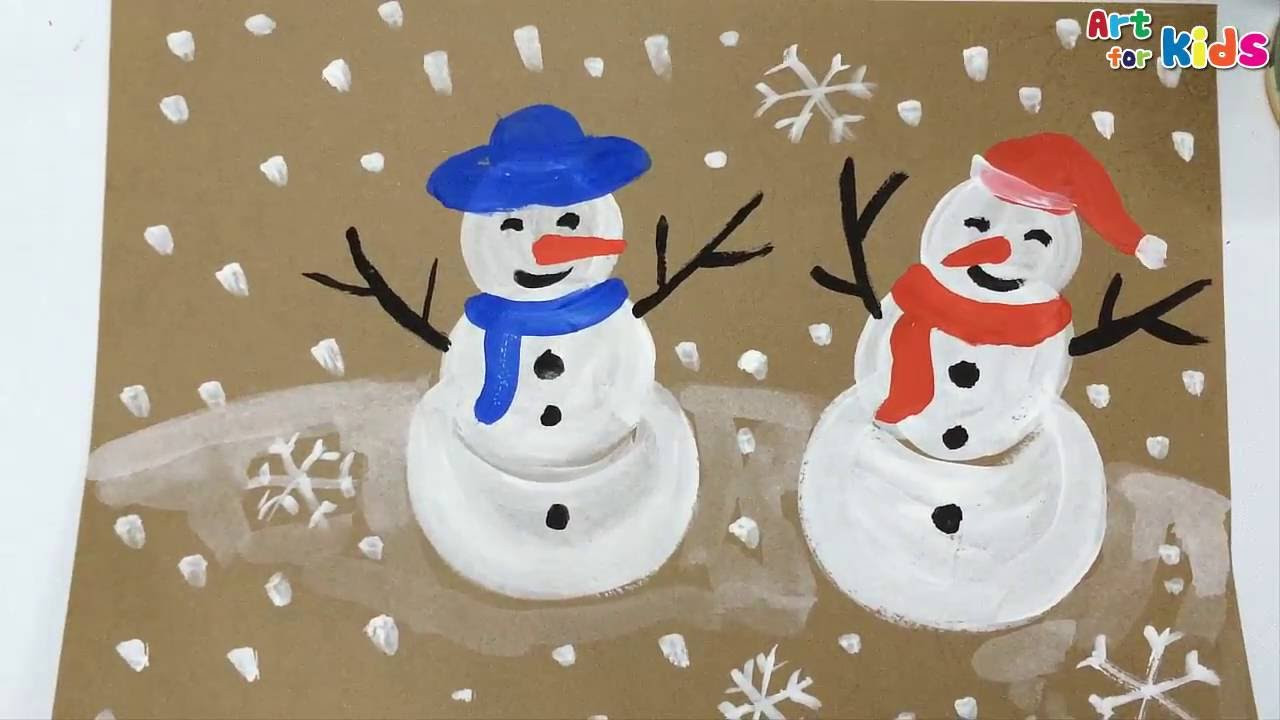 Christmas Painting Ideas For Kids
 Painting christmas for kids
