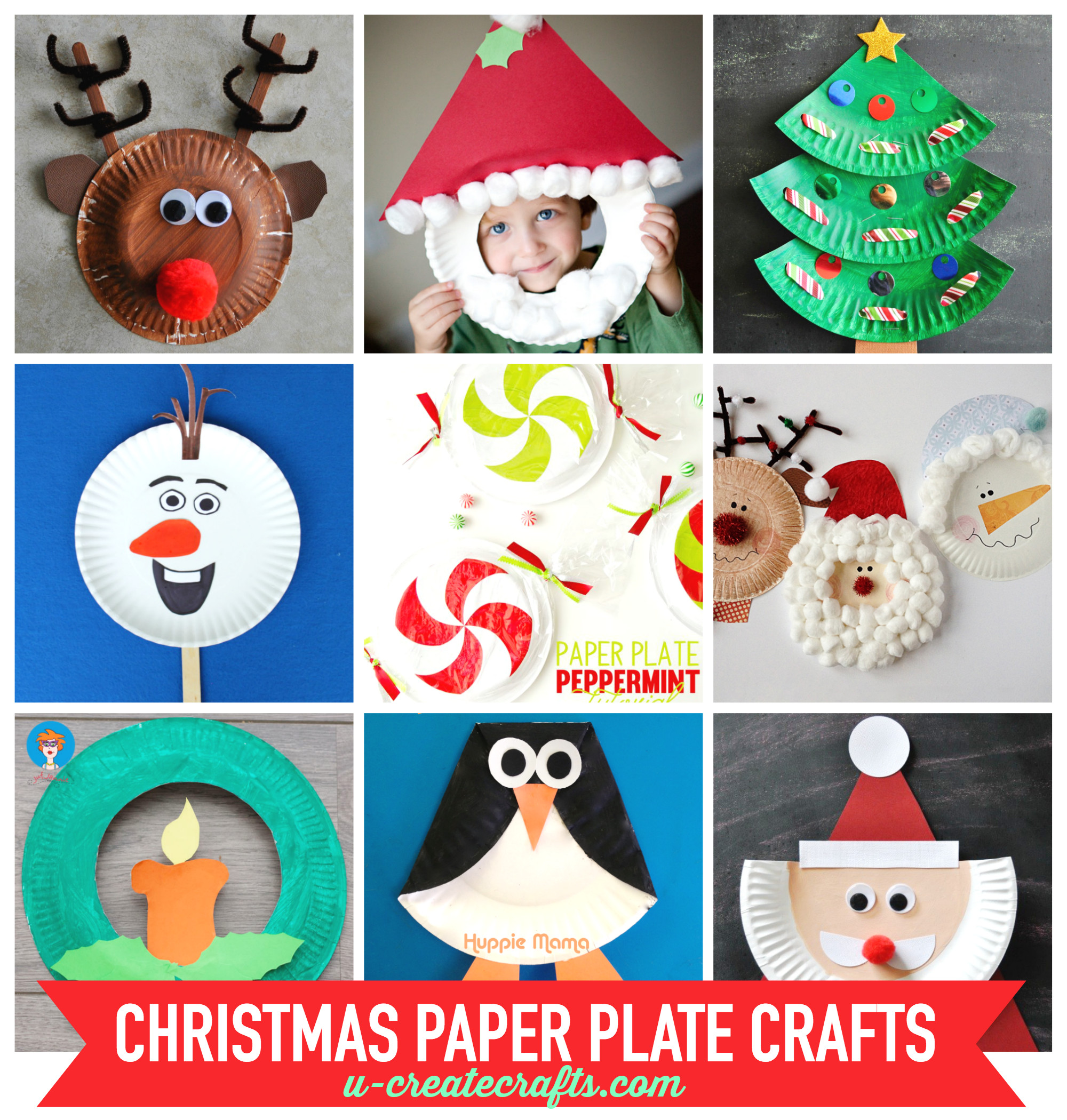 Christmas Paper Crafts For Kids
 Paper Plate Christmas Crafts U Create