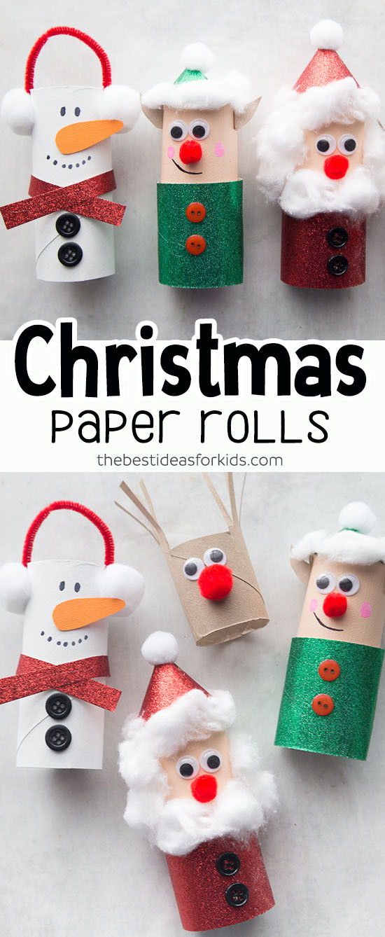 Christmas Paper Crafts For Kids
 Christmas Toilet Paper Roll Crafts The Best Ideas for Kids