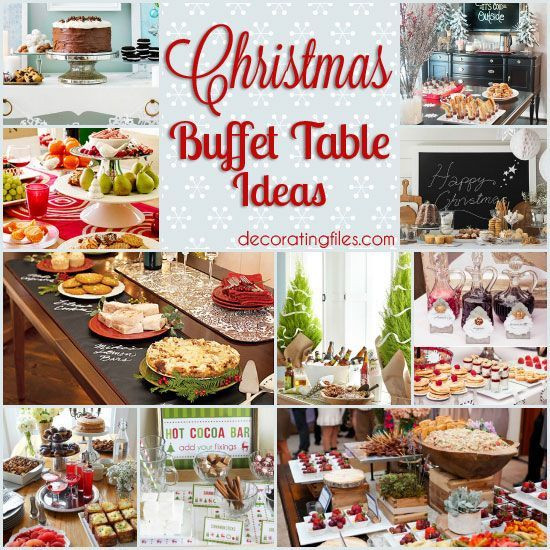 Christmas Party Catering Ideas
 10 Christmas Buffet Table Ideas Decorating Files