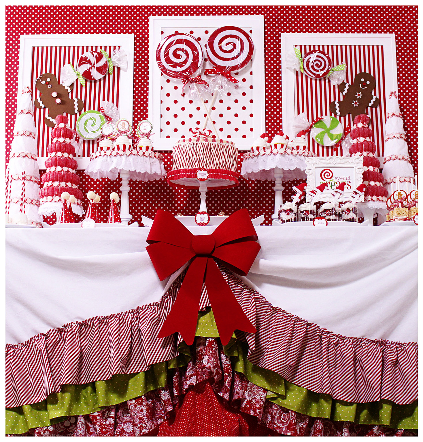 Christmas Party Decorations Ideas
 Kara s Party Ideas Candy Land Christmas Party