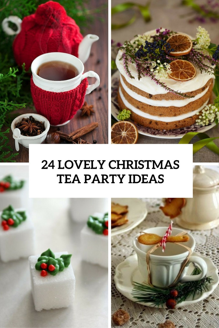Christmas Party Decorations Ideas
 24 Lovely Christmas Tea Party Ideas Shelterness