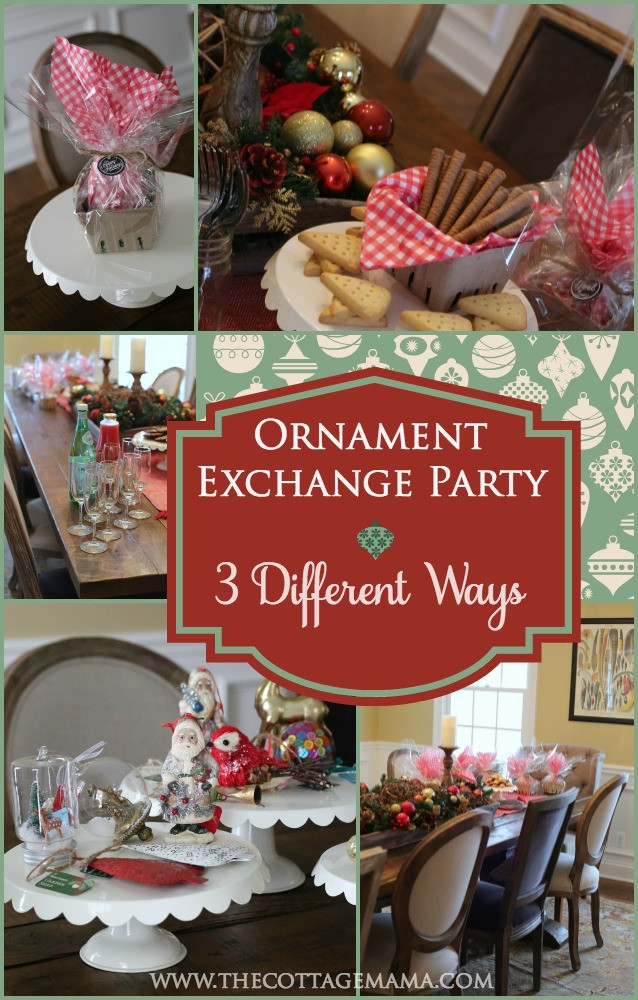 Christmas Party Exchange Ideas
 How to Host a Holiday Ornament Exchange The Cottage Mama