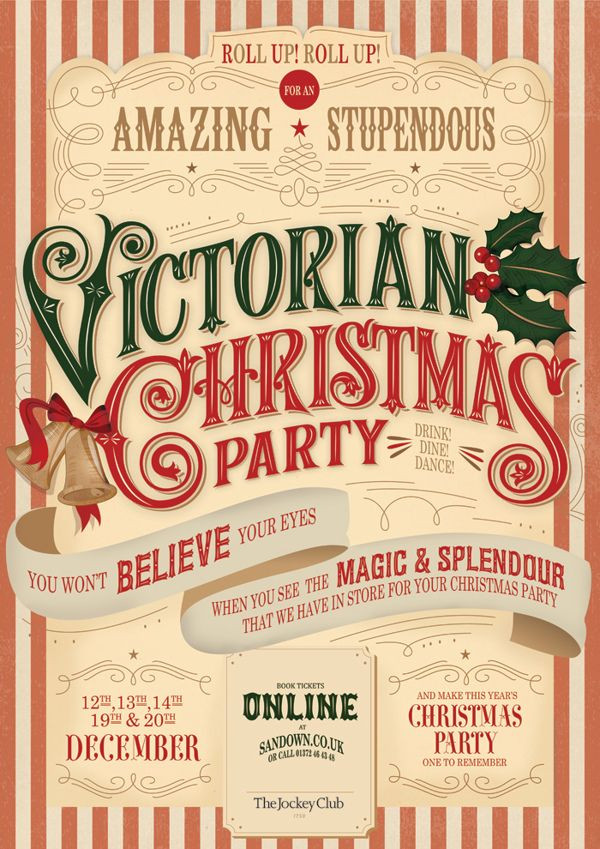 Christmas Party Posters Ideas
 Can anyone tell me what font Victorian Christmas Party is