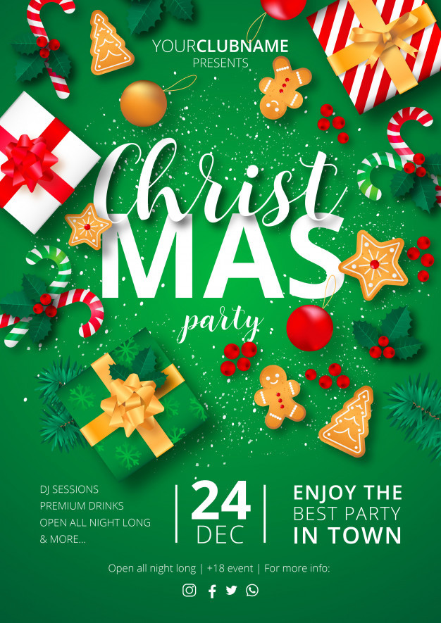 Christmas Party Posters Ideas
 Christmas Party Vectors s and PSD files