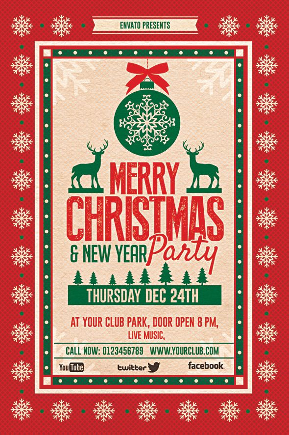 Christmas Party Posters Ideas
 17 Best images about Work it Collateral ideas on